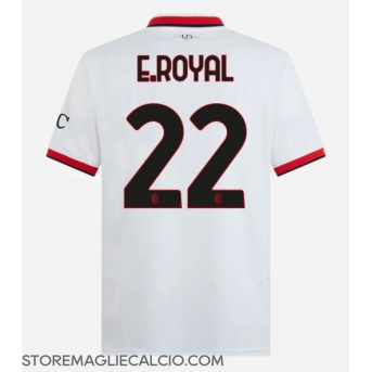 AC Milan Emerson Royal #22 Maglia Gara Trasferta Repliche 2024-25 Maniche Corte
